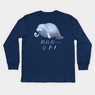 man up Kids Long Sleeve T-Shirt